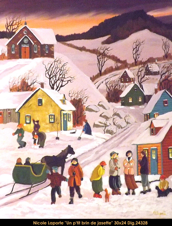 24328 - Un p'tit brin de jasette - 30x24