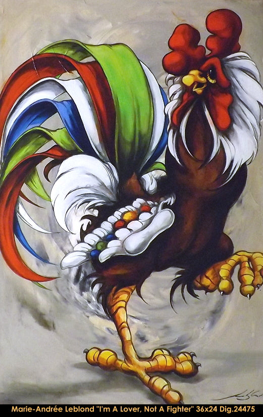 24475 - Marie-Andree Leblond - I'm a lover not a fighter - 36x24