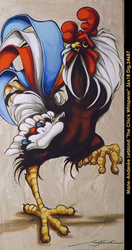 24687 - Marie-Andree Leblond - The Chick Whisperer - 36x18