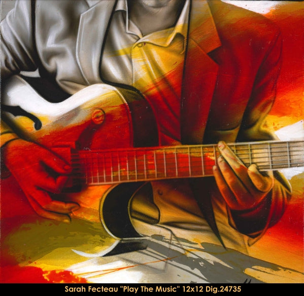 24735 - Sarah Fecteau - Play the Music (sépia) - 12x12