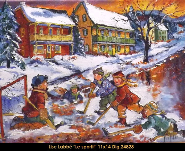 24828 - Lise Labbe - Le sportif - 10x14