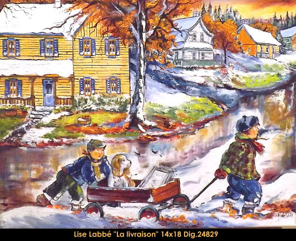 24829 - Lise Labbe - La livraison - 14x18