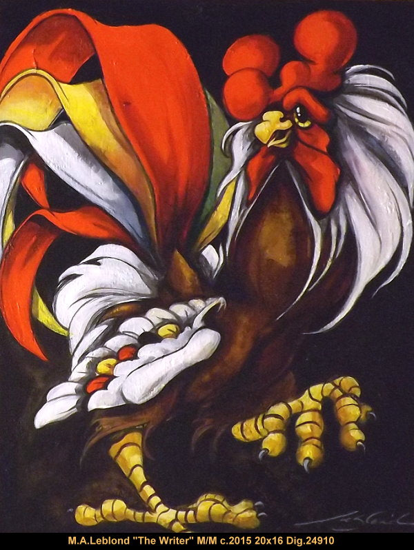 24910 - Marie-Andree Leblond - The Writer - 20x16