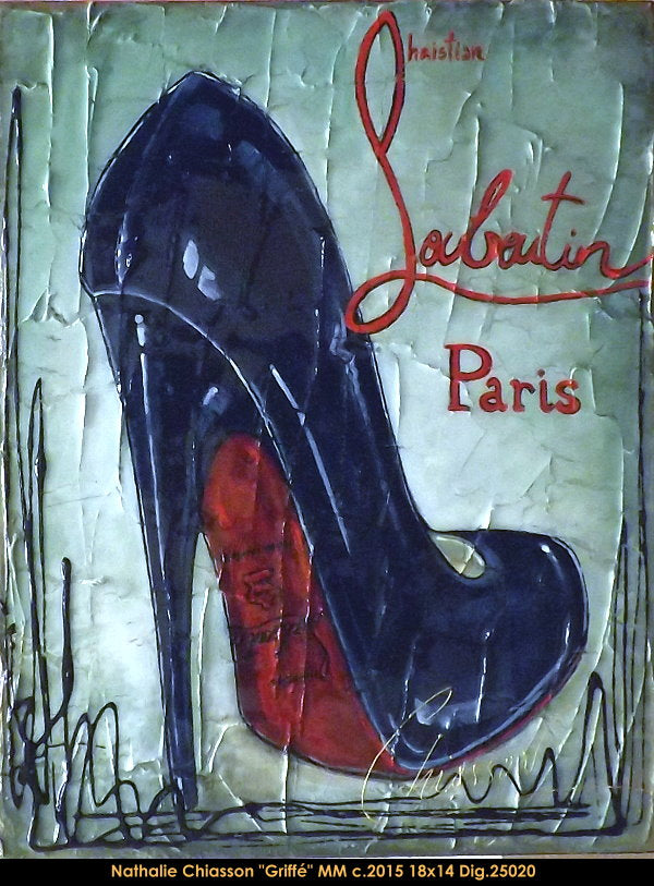 25020 - Griffée - NATHALIE CHIASSON - 18x14