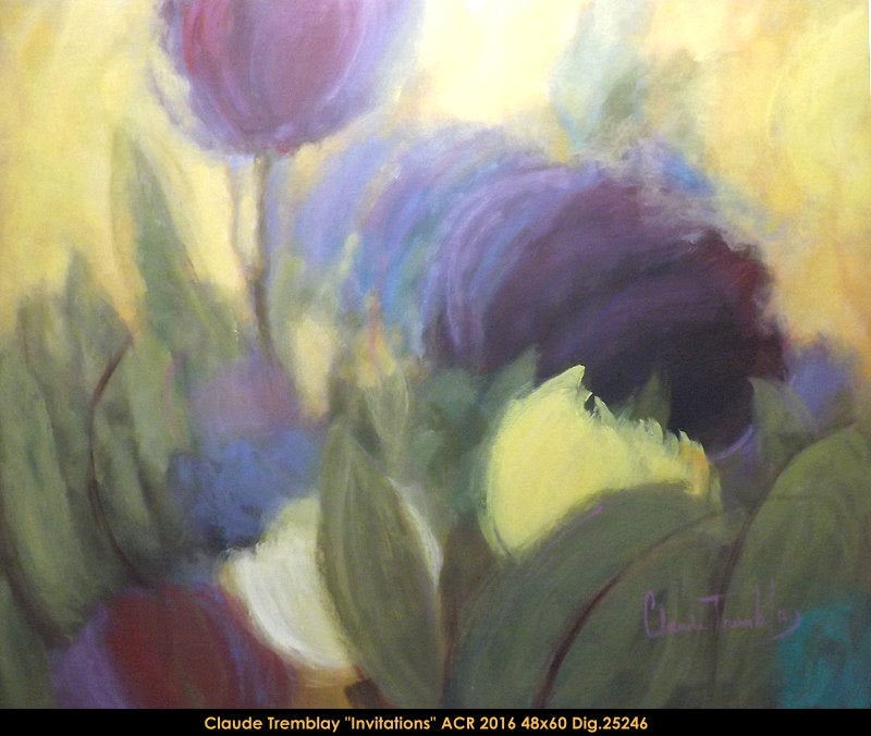 25246 - Invitation - CLAUDE TREMBLAY - 48x60