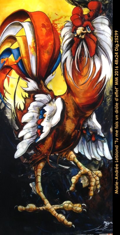 25299 - Marie-Andree Leblond - Tu me fais un drôle d'effet - 48x24