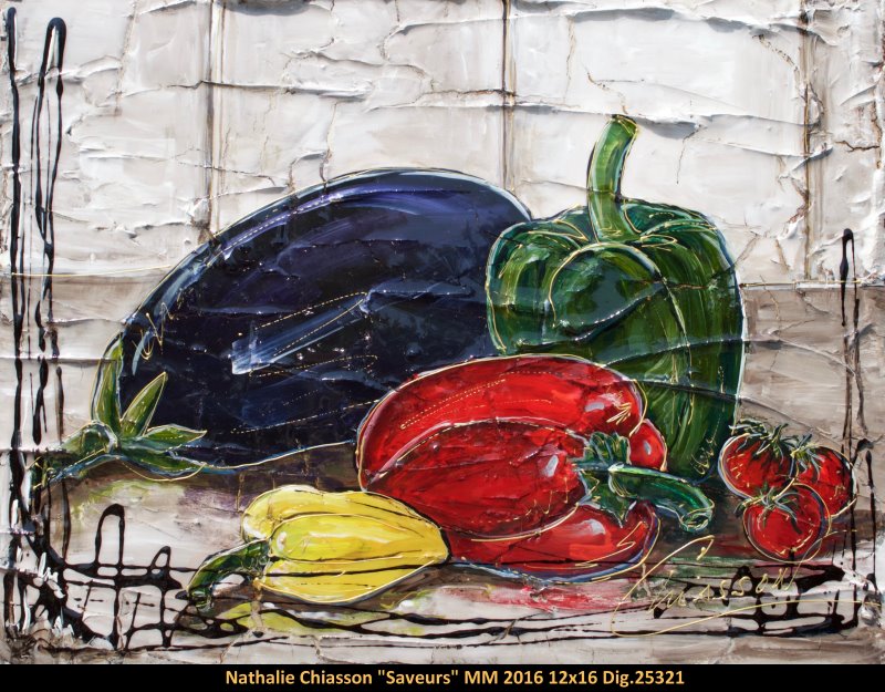 25321 - Nathalie Chiasson - Saveurs - 12x16