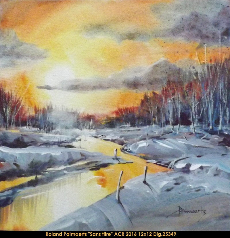 25349 - Roland Palmaerts - Sans titre - 12x12