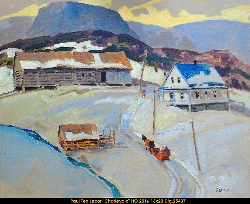 25437 - Paul TEX Lecor - Charlevoix (paysage) 16x20