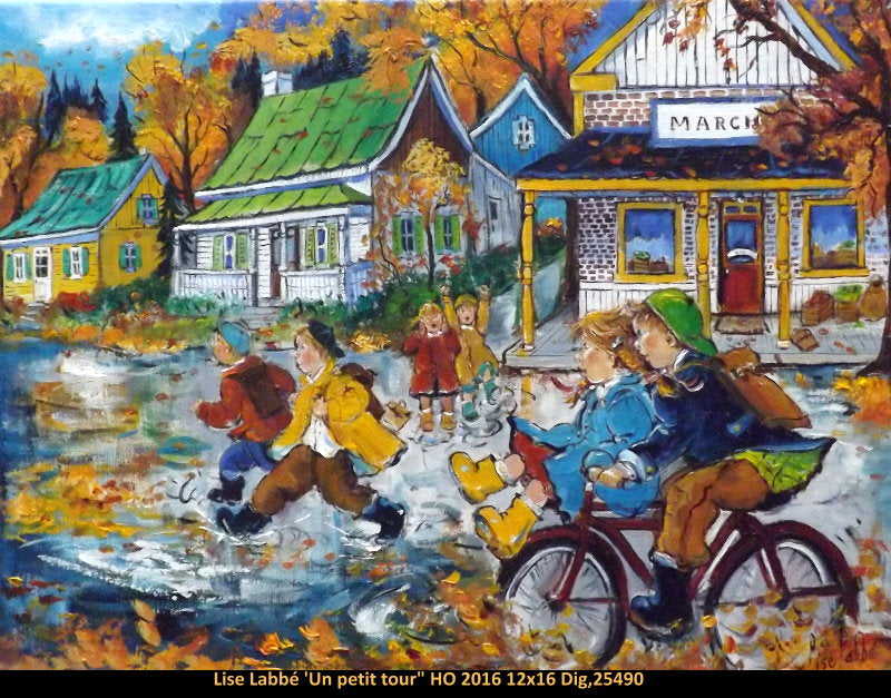25490 - Lise Labbe - Un petit tour - 12x16