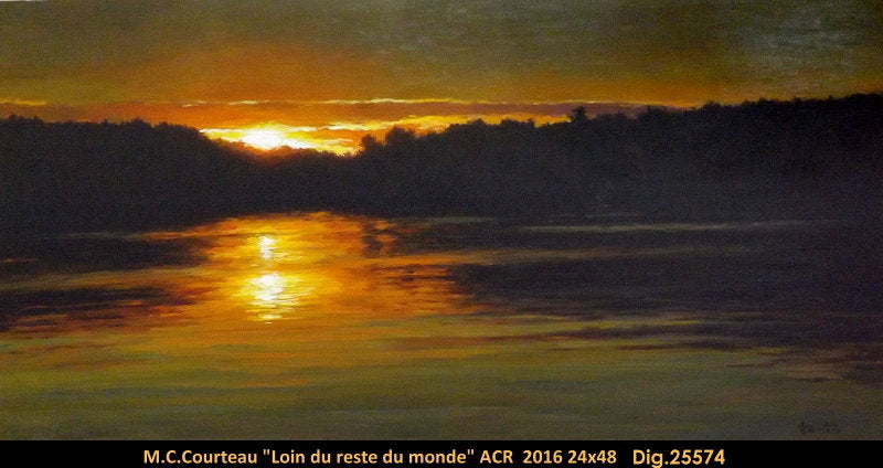 25574 - Marie-Claude Courteau - Loin du reste du monde - 24x48