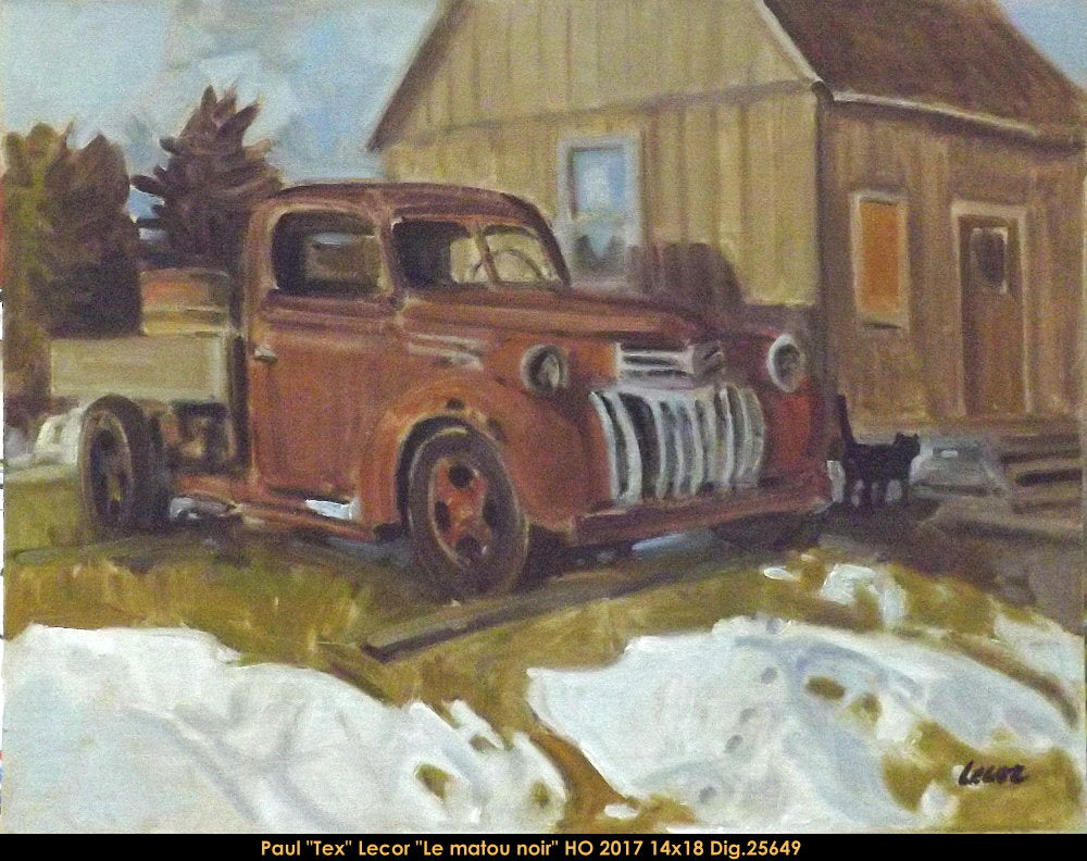 25649 - Le matou noir - PAUL TEX LECOR - 14x18