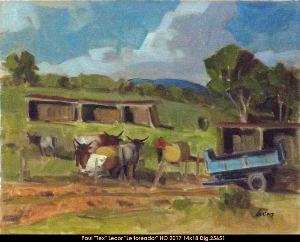 25651 - Paul TEX Lecor - Le toréador - 14x18