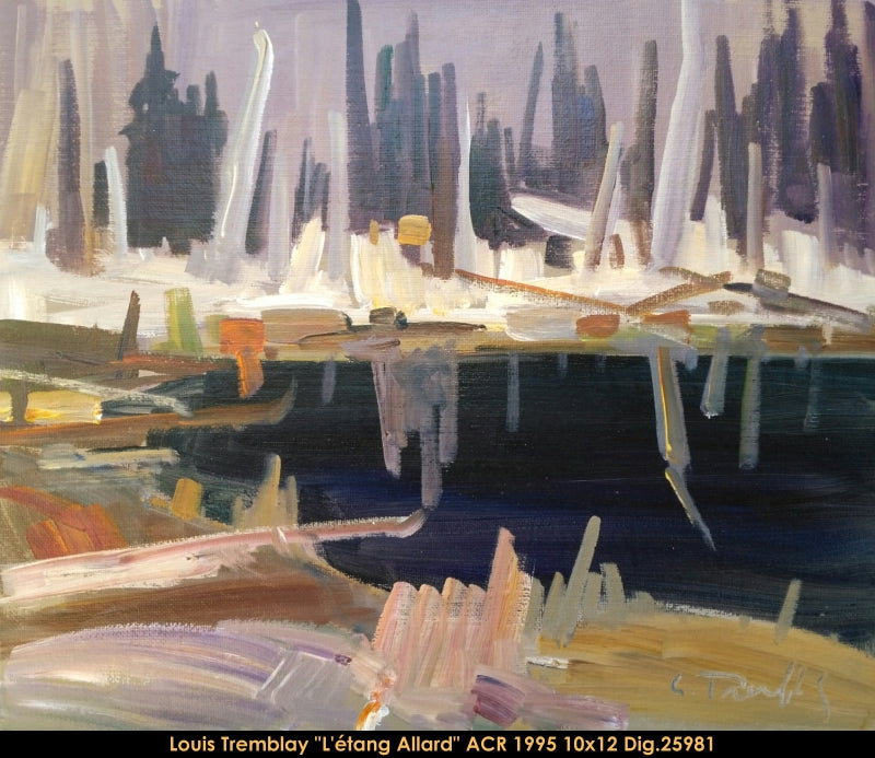 25981 - Louis Tremblay - L'étang Allard - 10 x 12