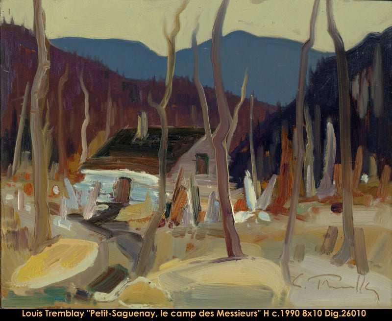 26010 - Louis Tremblay - Petit Saguenay - Le camp des Messieurs - 8x10