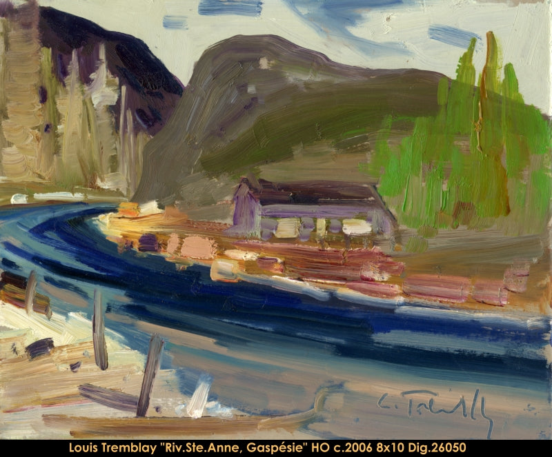 26050 - Louis Tremblay - Rivière Ste-Anne, Gaspésie - 8x10