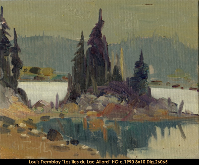 26065 - Louis Tremblay - Les iles du Lac Allard - 8x10