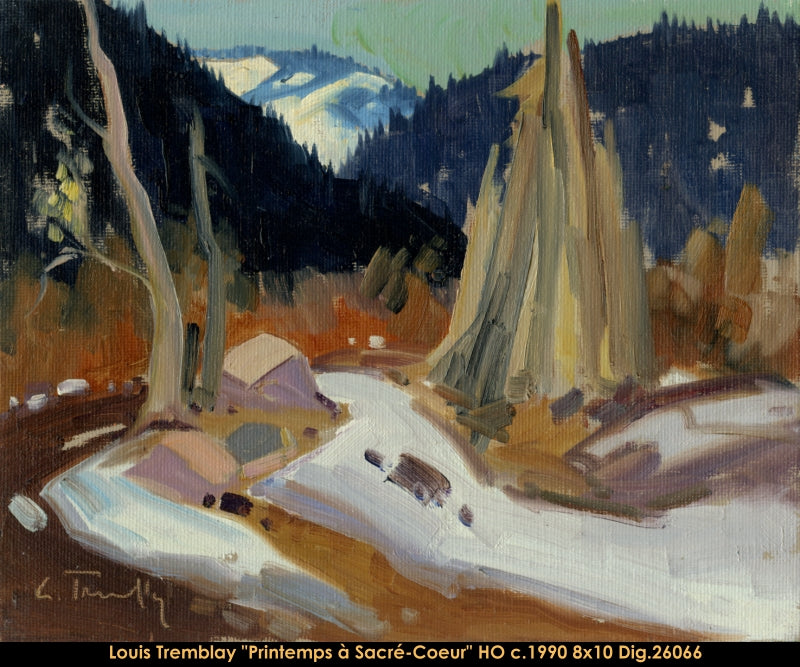 26066 - Louis Tremblay - Printemps à Sacré-Coeur - 8x10