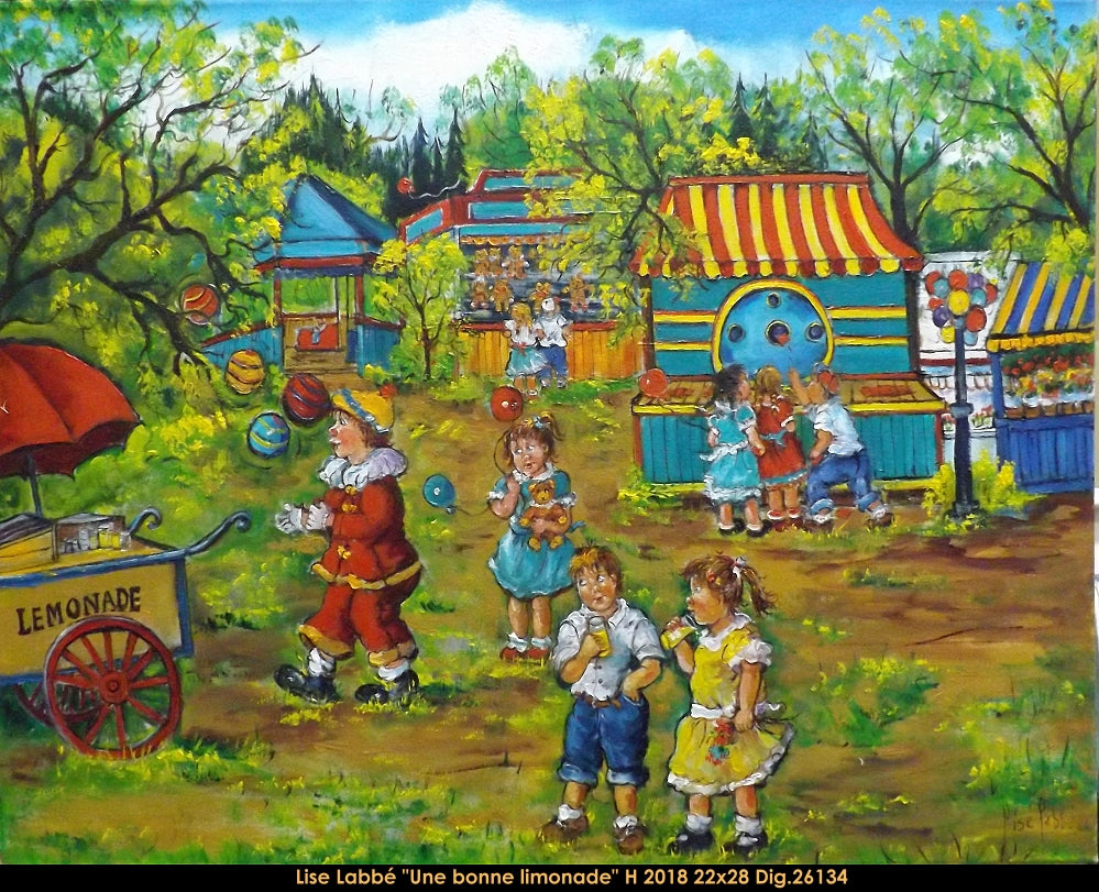 26134 - Lise Labbe - Une bonne limonade - 22x28