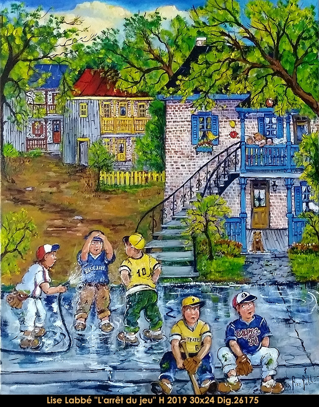 26175 - Lise Labbe - Time out - Arrêt du jeu - 30x24