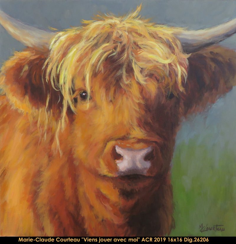 26206 - Marie-Claude Courteau - Viens joeur avec moi - 16x16