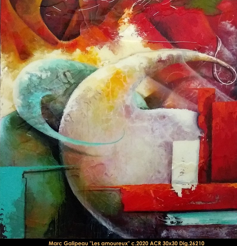 26210 - Marc Galipeau - Les amoureux - 30x30
