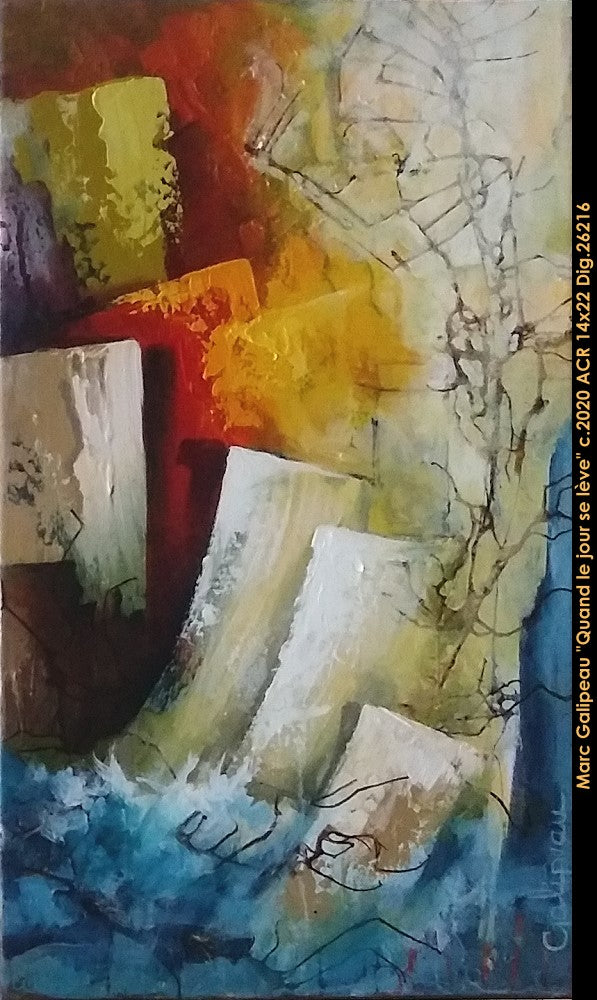 26216 - Marc Galipeau - Quand le jour se lève - 14x22