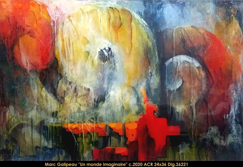 26221 - Marc Galipeau - Un monde imaginaire - 24x36