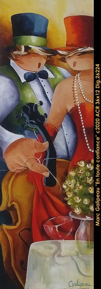 26224 - Marc Galipeau - En toute confiance - 36x12  *** Le St-L ***