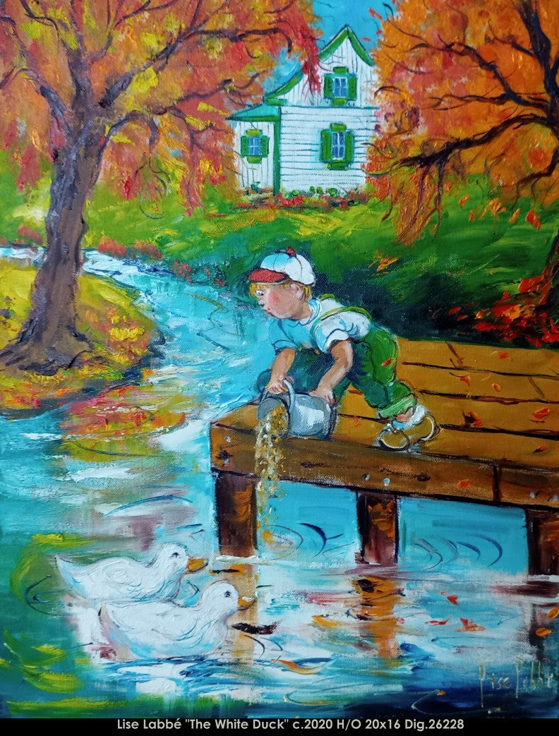 26228 - Lise Labbe - The White Duck - 20x16