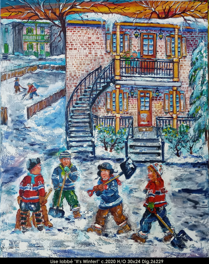 26229 - Lise Labbe - It's Winter! - 30x24