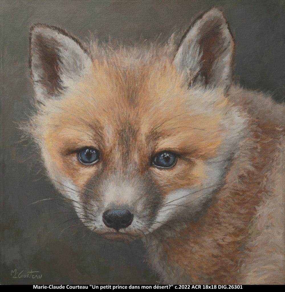 26301 - Un petit Prince dans mon désert? - m.c.courteau - 18X18
