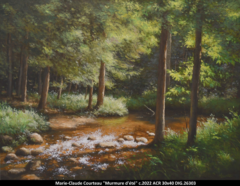 26303 - Murmure d'été - M.C.COURTEAU - 30x40