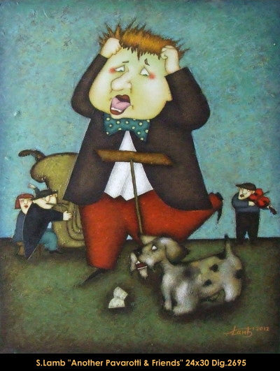 2695 - Steven Lamb - Another Pavarotti & Friends - 30x24