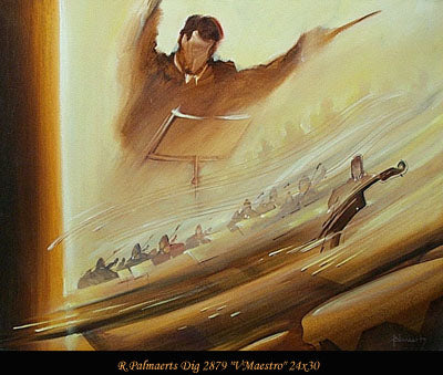 2879 - Roland Palmaerts - Maestro - 24x30