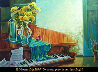 2998 - Un temps pour la musique - 24x30