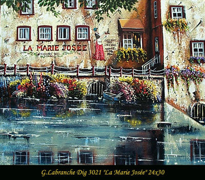 3021 - Gilles Labranche - La Marie-Josée -  24x30