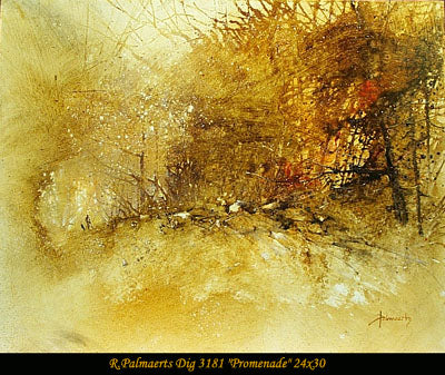 3181 - Roland Palmaerts - Promenade - 24x30