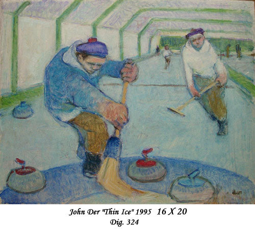 324 - Thin Ice - JOHN DER - 16x20