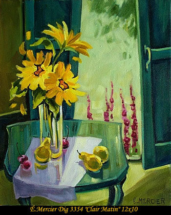 3354 - Clair matin - 12x10