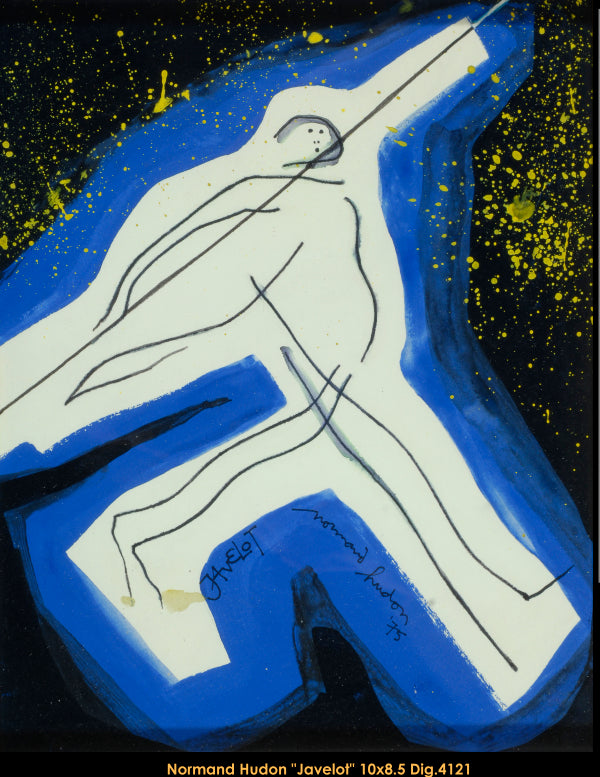 4121 - SÉRIE OLYMPIQUES 1976 - NORMAND HUDON - DESSIN