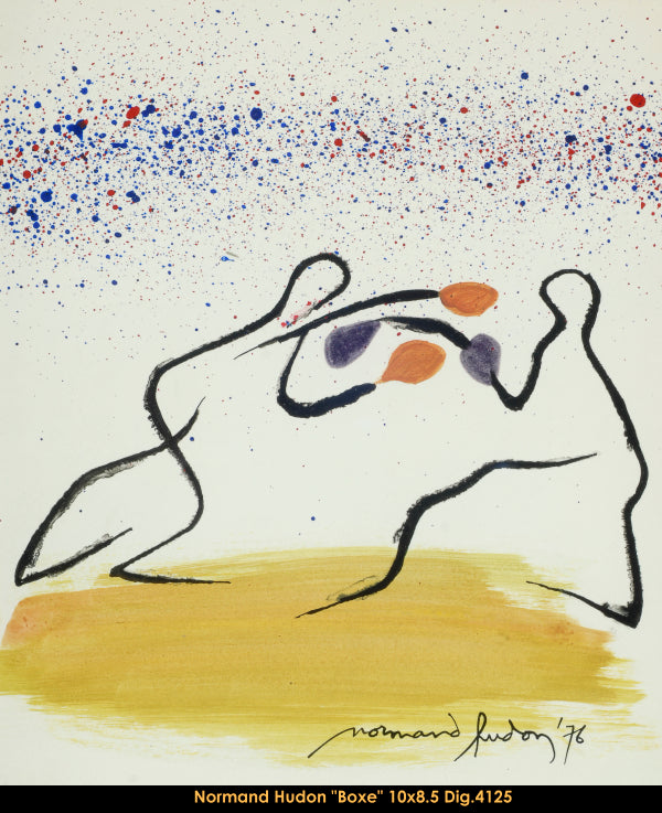 4125 SÉRIE OLYMPIQUES 1976 - NORMAND HUDON - DESSIN