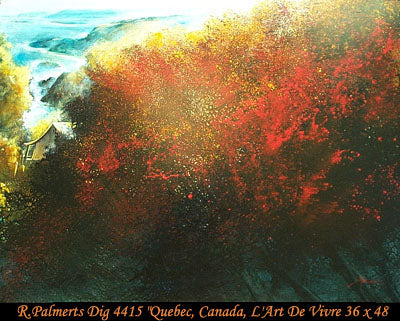 4415 - Roland Palmaerts - Québec, Canada, l'art de vivre - 36x48