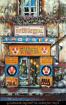 4445 - Gilles Labranche - Le cochon fou - 36x24