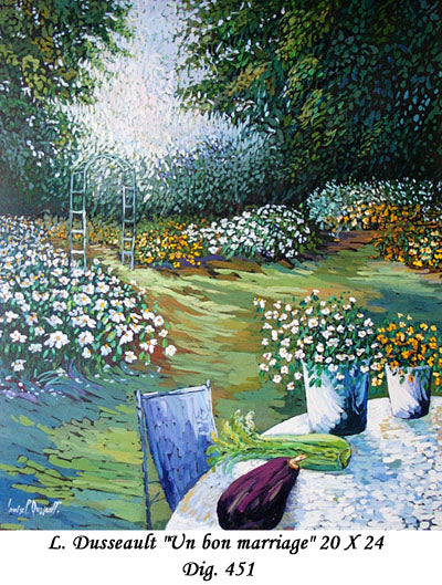 451 - Louis Dussault - Un bon mariage - 20x24