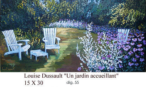 55 - Louise Dussault - Un jardin accueillant - 15x30
