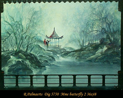 5750 - Roland Palmaerts - Madame Butterfly II - 36x48