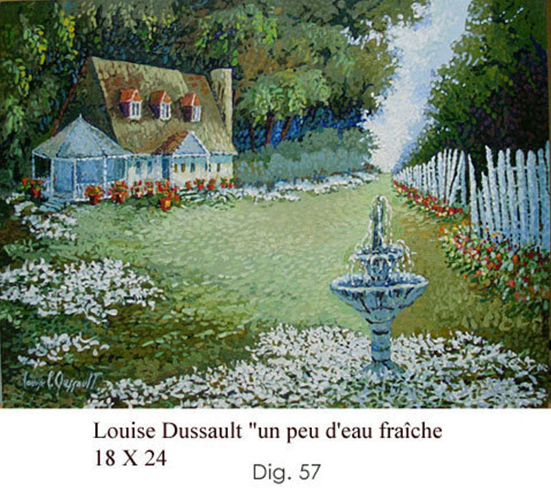 57 - Un peu d'eau fraîche - 18x24