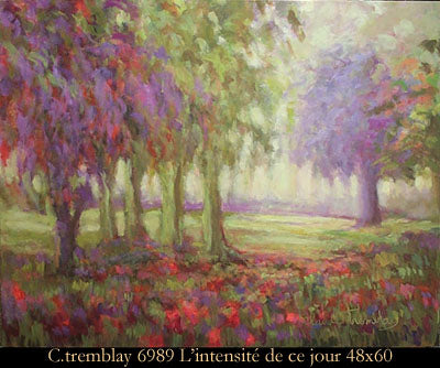6989 - Claude Tremblay - L'intensité de ce jour - 48x60