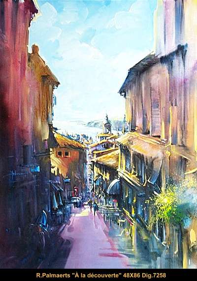 7258 - Roland Palmaerts - À la découverte - 48x36